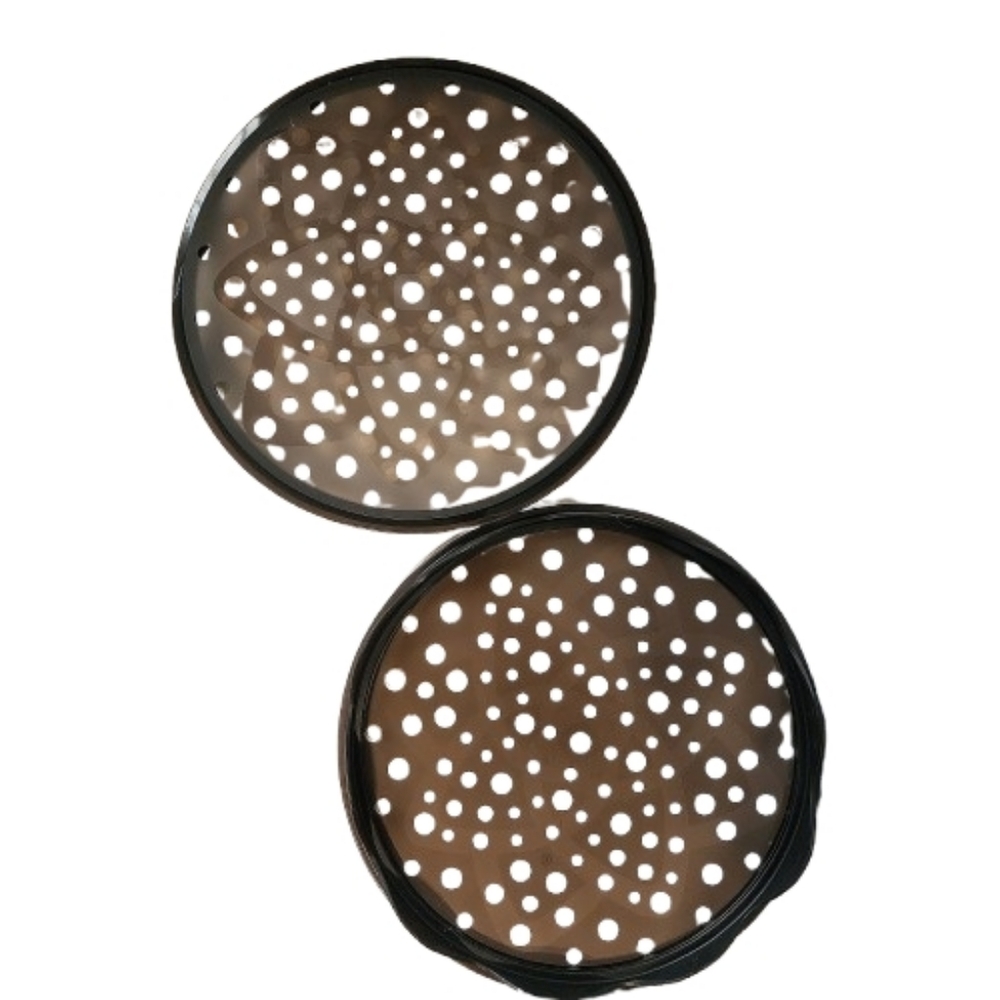 The Pampered Chef Brown Perforated Chip Maker